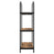 vidaXL Bookshelf Smoked oak 80 x 30 x 109 cm Engineered wood