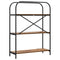 vidaXL Bookshelf Old wood 80 x 30 x 109 cm Engineered wood