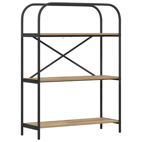 vidaXL Bookshelf Artisan oak 80 x 30 x 109 cm Engineered wood