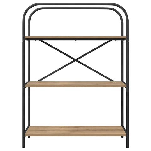 vidaXL Bookshelf Artisan oak 80 x 30 x 109 cm Engineered wood
