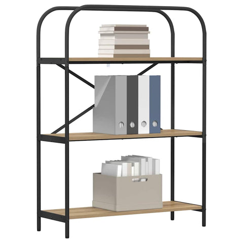vidaXL Bookshelf Artisan oak 80 x 30 x 109 cm Engineered wood