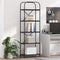 vidaXL Bookshelf Black oak 60 x 30 x 183 cm Engineered wood