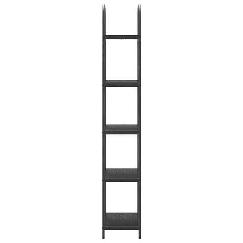 vidaXL Bookshelf Black oak 60 x 30 x 183 cm Engineered wood