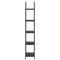 vidaXL Bookshelf Black oak 60 x 30 x 183 cm Engineered wood
