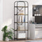 vidaXL Bookshelf Sonoma oak 60 x 30 x 183 cm Engineered wood