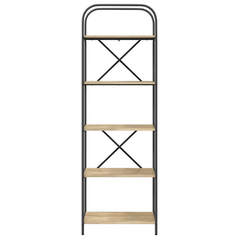 vidaXL Bookshelf Sonoma oak 60 x 30 x 183 cm Engineered wood