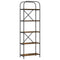 vidaXL Bookshelf Smoked oak 60 x 30 x 183 cm Engineered wood
