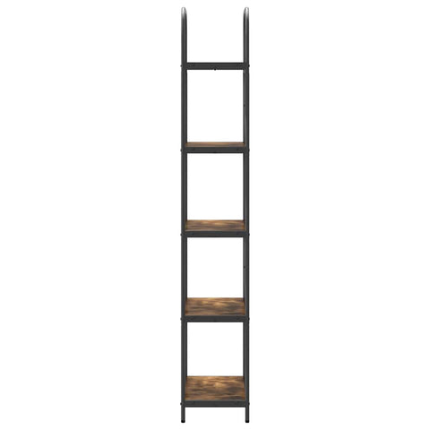 vidaXL Bookshelf Smoked oak 60 x 30 x 183 cm Engineered wood