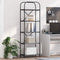 vidaXL Bookshelf Grey sonoma 60 x 30 x 183 cm Engineered wood