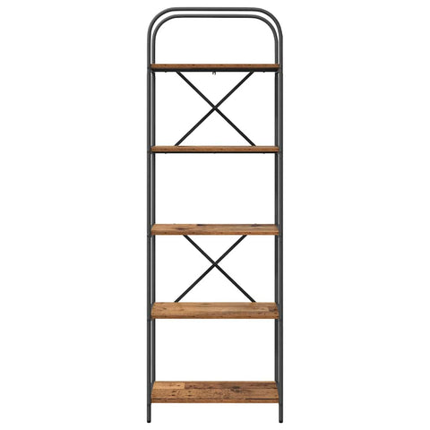 vidaXL Bookshelf Old wood 60 x 30 x 183 cm Engineered wood