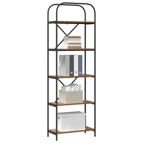 vidaXL Bookshelf Old wood 60 x 30 x 183 cm Engineered wood