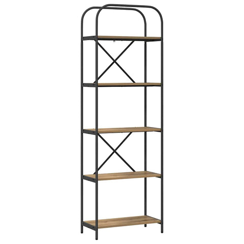 vidaXL Bookshelf Artisan oak 60 x 30 x 183 cm Engineered wood