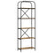 vidaXL Bookshelf Artisan oak 60 x 30 x 183 cm Engineered wood