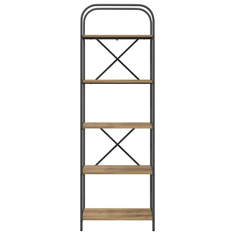 vidaXL Bookshelf Artisan oak 60 x 30 x 183 cm Engineered wood