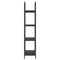 vidaXL Bookshelf Black oak 60 x 30 x 146 cm Engineered wood