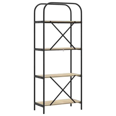 vidaXL Bookshelf Sonoma oak 60 x 30 x 146 cm Engineered wood