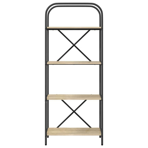 vidaXL Bookshelf Sonoma oak 60 x 30 x 146 cm Engineered wood