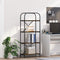 vidaXL Bookshelf Smoked oak 60 x 30 x 146 cm Engineered wood