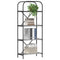 vidaXL Bookshelf Grey sonoma 60 x 30 x 146 cm Engineered wood