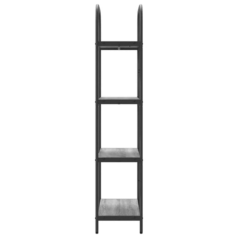 vidaXL Bookshelf Grey sonoma 60 x 30 x 146 cm Engineered wood