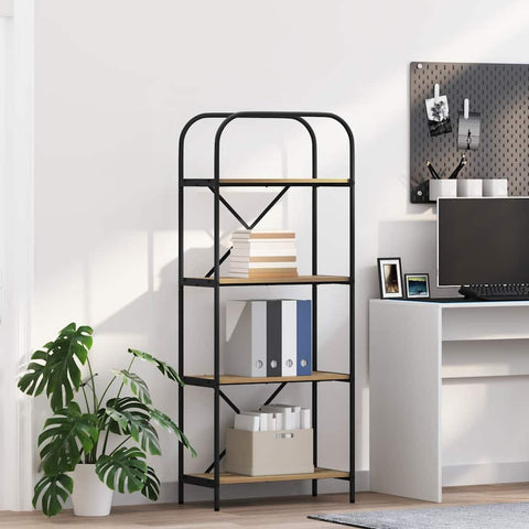 vidaXL Bookshelf Artisan oak 60 x 30 x 146 cm Engineered wood