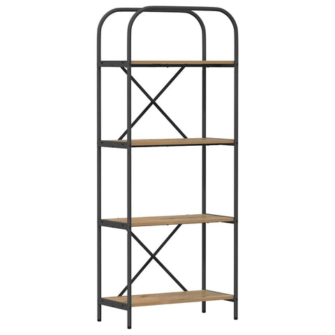 vidaXL Bookshelf Artisan oak 60 x 30 x 146 cm Engineered wood