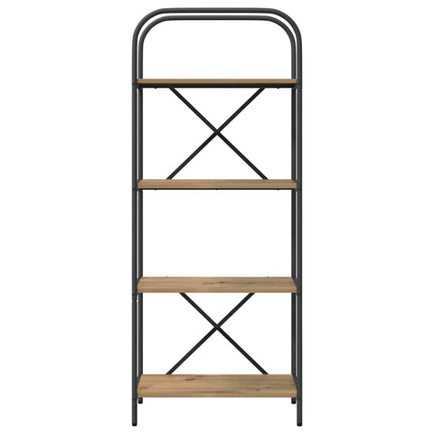 vidaXL Bookshelf Artisan oak 60 x 30 x 146 cm Engineered wood