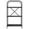 vidaXL Bookshelf Black oak 60 x 30 x 109 cm Engineered wood