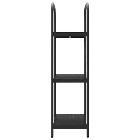 vidaXL Bookshelf Black oak 60 x 30 x 109 cm Engineered wood