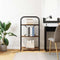 vidaXL Bookshelf Smoked oak 60 x 30 x 109 cm Engineered wood