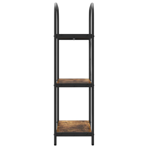 vidaXL Bookshelf Smoked oak 60 x 30 x 109 cm Engineered wood
