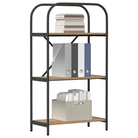 vidaXL Bookshelf Artisan oak 60 x 30 x 109 cm Engineered wood