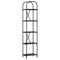 vidaXL Bookshelf Black oak 40 x 30 x 183 cm Engineered wood