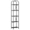 vidaXL Bookshelf Black oak 40 x 30 x 183 cm Engineered wood