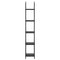 vidaXL Bookshelf Black oak 40 x 30 x 183 cm Engineered wood