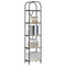 vidaXL Bookshelf Sonoma oak 40 x 30 x 183 cm Engineered wood