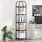 vidaXL Bookshelf Smoked oak 40 x 30 x 183 cm Engineered wood