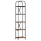 vidaXL Bookshelf Smoked oak 40 x 30 x 183 cm Engineered wood