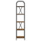 vidaXL Bookshelf Smoked oak 40 x 30 x 183 cm Engineered wood