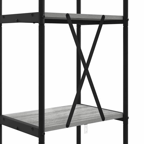 vidaXL Bookshelf Grey sonoma 40 x 30 x 183 cm Engineered wood