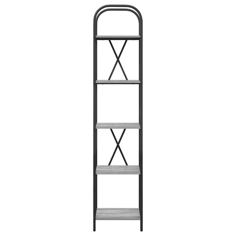 vidaXL Bookshelf Grey sonoma 40 x 30 x 183 cm Engineered wood