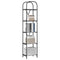vidaXL Bookshelf Grey sonoma 40 x 30 x 183 cm Engineered wood