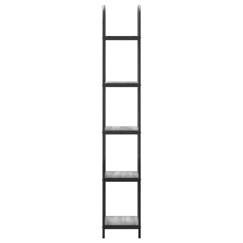 vidaXL Bookshelf Grey sonoma 40 x 30 x 183 cm Engineered wood