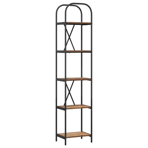 vidaXL Bookshelf Old wood 40 x 30 x 183 cm Engineered wood