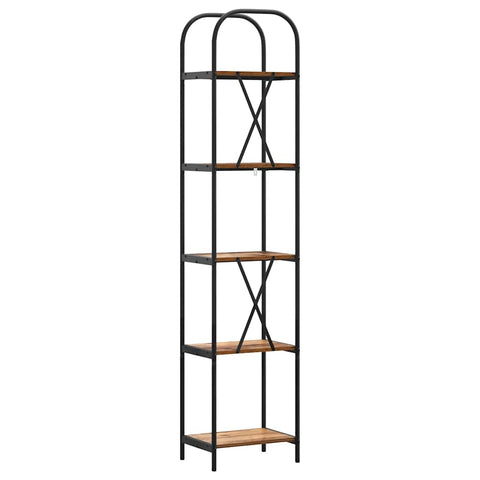 vidaXL Bookshelf Old wood 40 x 30 x 183 cm Engineered wood