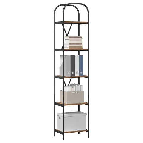 vidaXL Bookshelf Old wood 40 x 30 x 183 cm Engineered wood