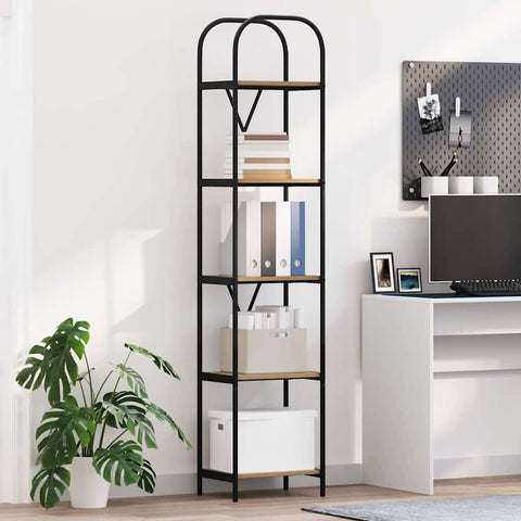 vidaXL Bookshelf Artisan oak 40 x 30 x 183 cm Engineered wood