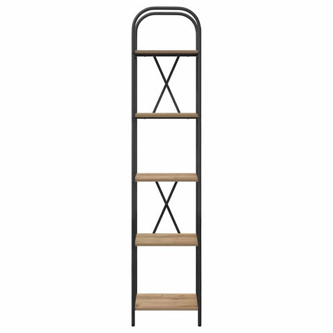 vidaXL Bookshelf Artisan oak 40 x 30 x 183 cm Engineered wood