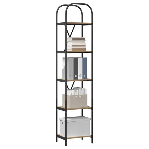 vidaXL Bookshelf Artisan oak 40 x 30 x 183 cm Engineered wood