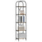 vidaXL Bookshelf Artisan oak 40 x 30 x 183 cm Engineered wood